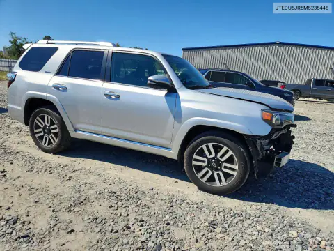 JTEDU5JR5M5235448 — 2021 Toyota 4RUNNER, фото 4 с аукциона Copart, Передняя часть