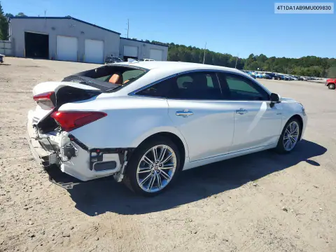 4T1DA1AB9MU009830 — 2021 Toyota Avalon, фото 3 с аукциона Copart, Задняя часть