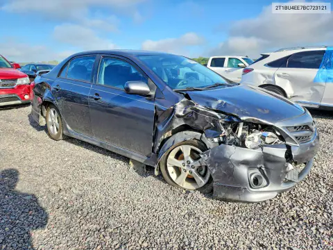 2011 Toyota Corolla S VIN 2T1BU4EE7BC723121 фото 4