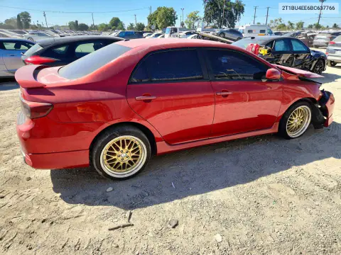 2011 Toyota Corolla S VIN 2T1BU4EE6BC637766 фото 3