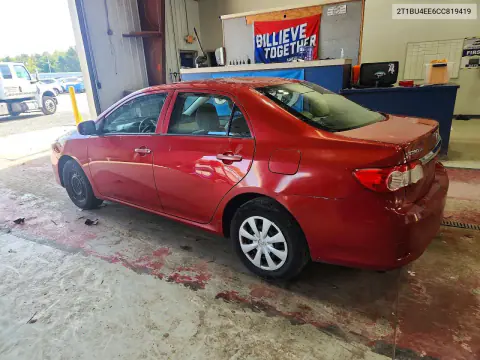 2012 Toyota Corolla L VIN 2T1BU4EE6CC819419 фото 2