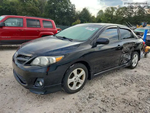 2012 Toyota Corolla S VIN 2T1BU4EE4CC805518 фото 1