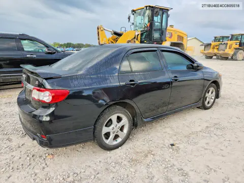 2012 Toyota Corolla S VIN 2T1BU4EE4CC805518 фото 3