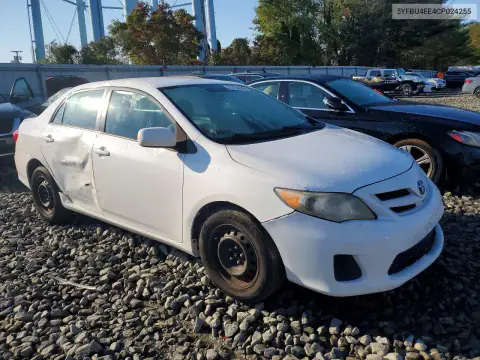5YFBU4EE4CP024255 — 2012 Toyota Corolla, фото 4 с аукциона Copart 19.10.2026, Боковая часть
