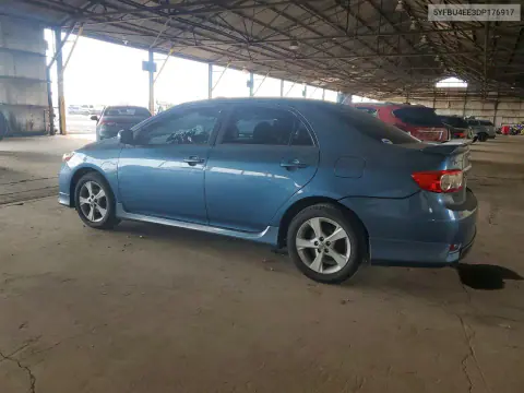 2013 Toyota Corolla S VIN 5YFBU4EE3DP176917 фото 2