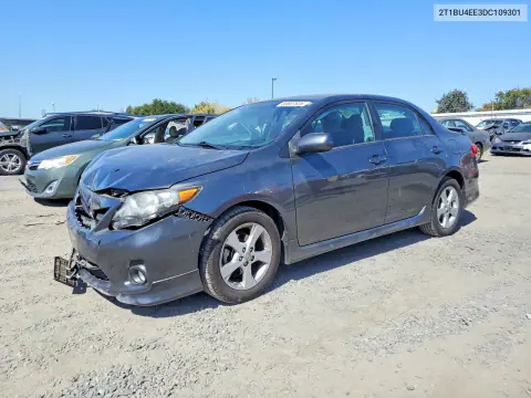 2T1BU4EE3DC109301 — 2013 Toyota Corolla, Przód, zdjęć przed naprawą