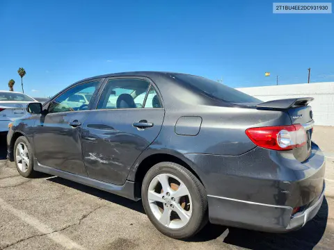 2013 Toyota Corolla S VIN 2T1BU4EE2DC931930 фото 2