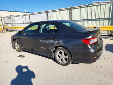 2013 Toyota Corolla S VIN 5YFBU4EE5DP191404 фото 2