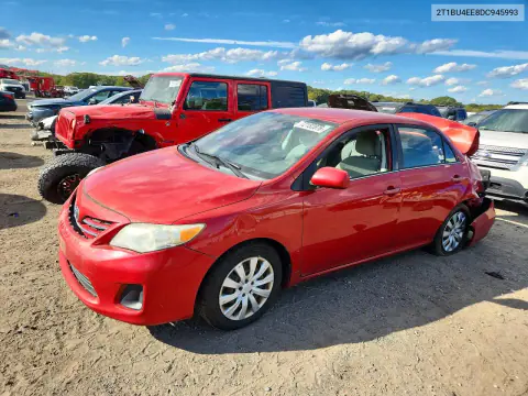2T1BU4EE8DC945993 — 2013 Toyota Corolla, Rear end, before-repair photos