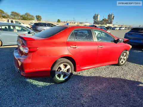 2013 Toyota Corolla S VIN 5YFBU4EE5DP172013 фото 3
