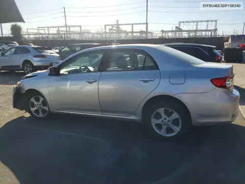 5YFBU4EE5DP158340 — 2013 Toyota Corolla, photo 2 from Copart 23.10.2026, Front end