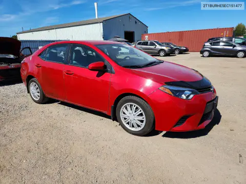 2014 Toyota Corolla L VIN 2T1BURHE5EC151477 фото 4