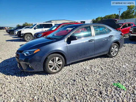 2T1BPRHE1EC145876 — 2014 Toyota Corolla, Parte trasera, fotos antes de reparar