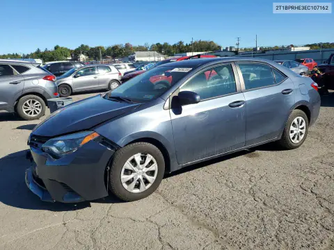 2T1BPRHE3EC107162 — 2014 Toyota Corolla, Front end, before-repair photos