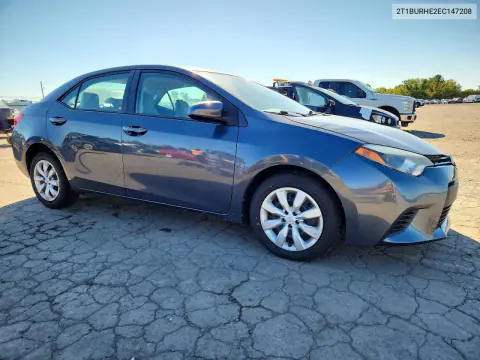 2014 Toyota Corolla Le VIN 2T1BURHE2EC147208 фото 4