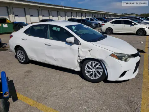 2014 Toyota Corolla Le VIN 2T1BURHE1EC028095 фото 4