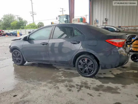 2014 Toyota Corolla Le VIN 2T1BURHE2EC150044 фото 2