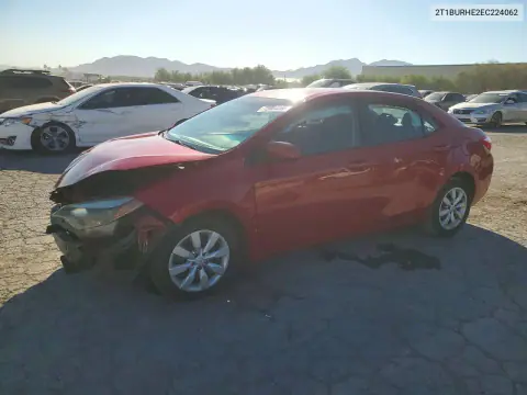 2T1BURHE2EC224062 — 2014 Toyota Corolla, Передня частина, фото до ремонту