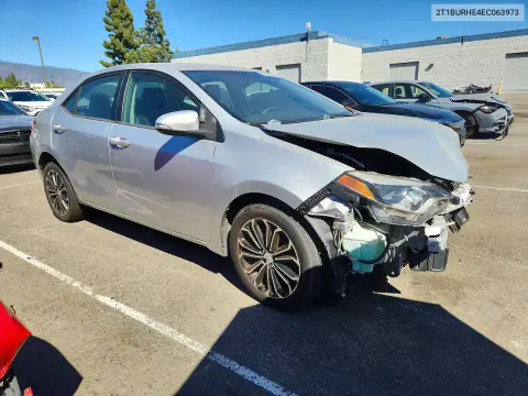 2014 Toyota Corolla S Plus VIN 2T1BURHE4EC063973 фото 4