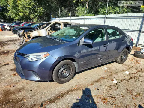 2T1BURHE8EC202003 — 2014 Toyota Corolla, Естественный износ, фото до ремонта