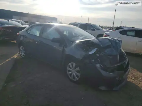 2015 Toyota Corolla Le VIN 2T1BURHE4FC454557 фото 4