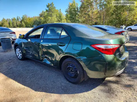 2T1BURHE7FC413260 — 2015 Toyota Corolla, zdjęcie 2 z Copart, Bok