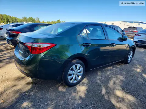 2T1BURHE7FC413260 — 2015 Toyota Corolla, zdjęcie 3 z Copart, Bok