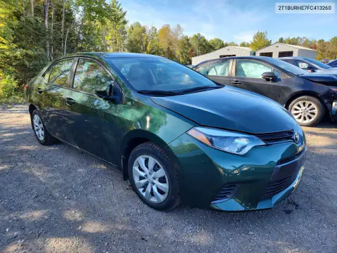 2T1BURHE7FC413260 — 2015 Toyota Corolla, zdjęcie 4 z Copart, Bok