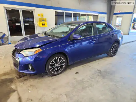 2T1BURHE6FC249015 — 2015 Toyota Corolla, Передняя часть, фото до ремонта