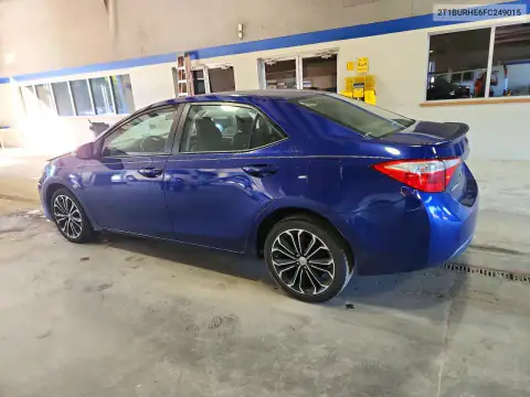 2T1BURHE6FC249015 — 2015 Toyota Corolla, фото 2 с аукциона Copart 23.10.2026, Передняя часть