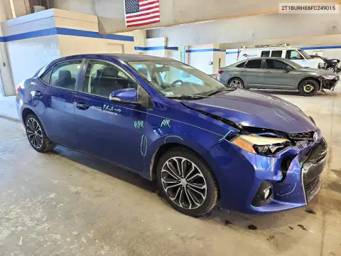 2T1BURHE6FC249015 — 2015 Toyota Corolla, фото 4 с аукциона Copart 23.10.2026, Передняя часть