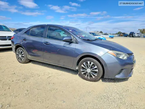 2016 Toyota Corolla Le VIN 2T1BURHEXGC631467 фото 4