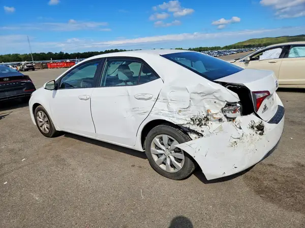 2T1BURHE0GC658225 — 2016 Toyota Corolla, zdjęcie 2 z Copart, Tył