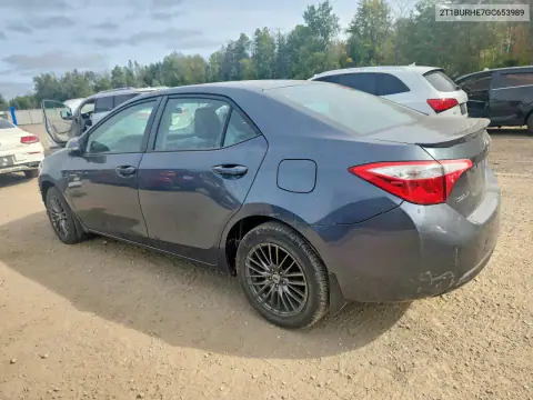 2T1BURHE7GC653989 — 2016 Toyota Corolla, zdjęcie 2 z Copart, Przód