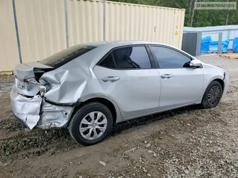 2T1BURHE7GC621513 — 2016 Toyota Corolla, фото 3 с аукциона Copart, Задняя часть