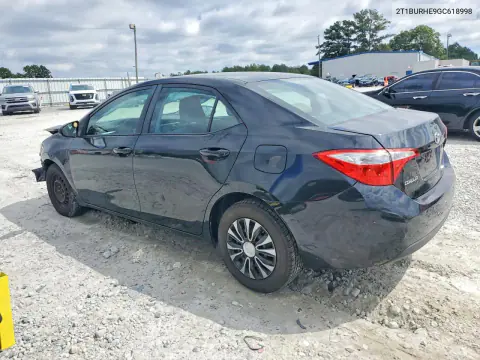2016 Toyota Corolla L VIN 2T1BURHE9GC618998 фото 2