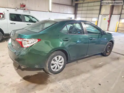 5YFBURHE4GP366979 — 2016 Toyota Corolla, zdjęcie 3 z Copart, Przód
