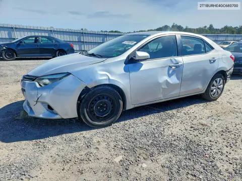 2016 Toyota Corolla Le VIN 2T1BURHE4GC680700 фото 1
