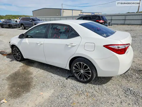 2T1BURHE8GC492388 — 2016 Toyota Corolla, фото 2 с аукциона Copart, Передняя часть