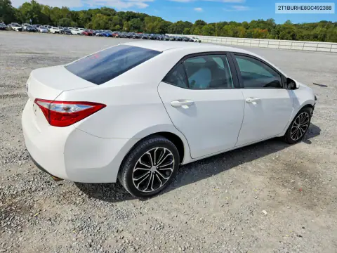 2T1BURHE8GC492388 — 2016 Toyota Corolla, фото 3 с аукциона Copart, Передняя часть