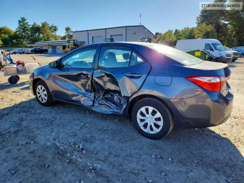 2016 Toyota Corolla L VIN 2T1BURHE4GC649995 фото 2