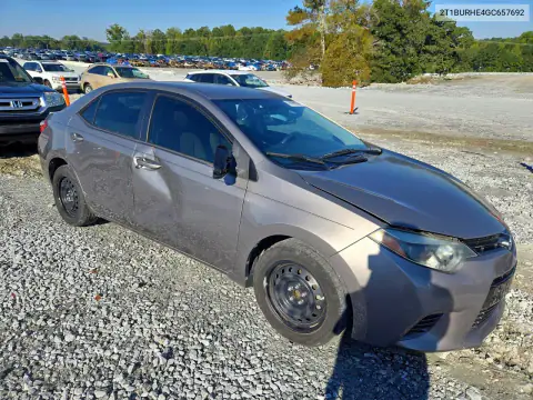 2T1BURHE4GC657692 — 2016 Toyota Corolla, фото 4 с аукциона Copart 19.10.2026, Боковая часть