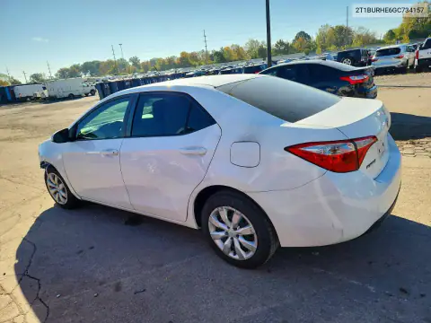 2T1BURHE6GC734157 — 2016 Toyota Corolla, Parte delantera, fotos antes de reparar