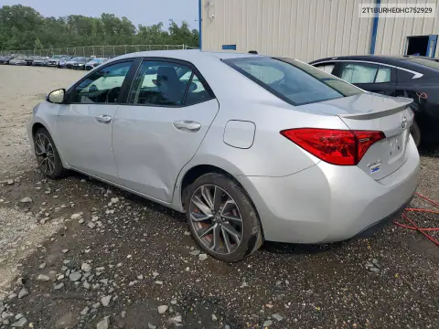 2017 Toyota Corolla Xse VIN 2T1BURHE0HC752929 фото 2