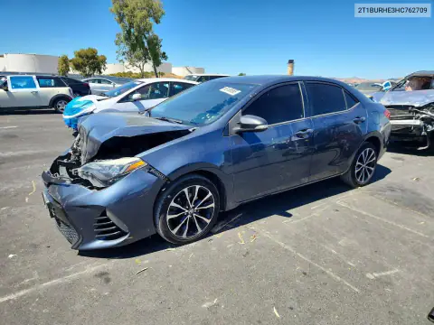 2T1BURHE3HC762709 — 2017 Toyota Corolla, წინა ნაწილი (Front End), ფოტოები შეკეთებამდე