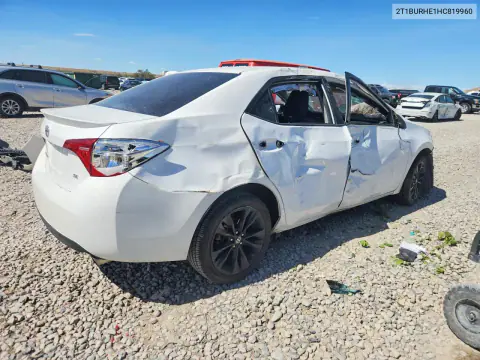 2017 Toyota Corolla Se VIN 2T1BURHE1HC819960 фото 3