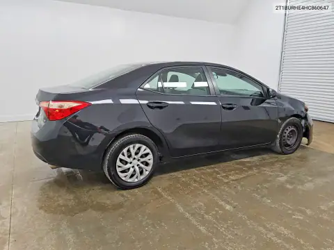 2T1BURHE4HC860647 — 2017 Toyota Corolla, zdjęcie 3 z Copart 15.10.2026, Przód