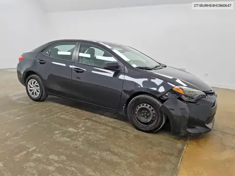 2T1BURHE4HC860647 — 2017 Toyota Corolla, zdjęcie 4 z Copart 15.10.2026, Przód