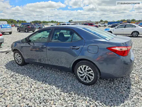 2T1BURHE4HC954558 — 2017 Toyota Corolla, foto 2 de Copart, Parte delantera