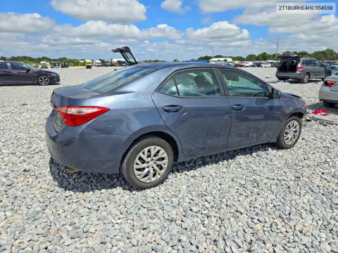 2T1BURHE4HC954558 — 2017 Toyota Corolla, foto 3 de Copart, Parte delantera